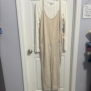 Sincerely Jules Cream Jumpsuit